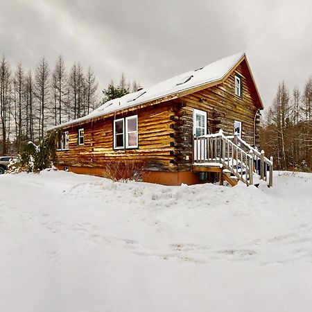 Twin View Log Home Carroll Exterior foto