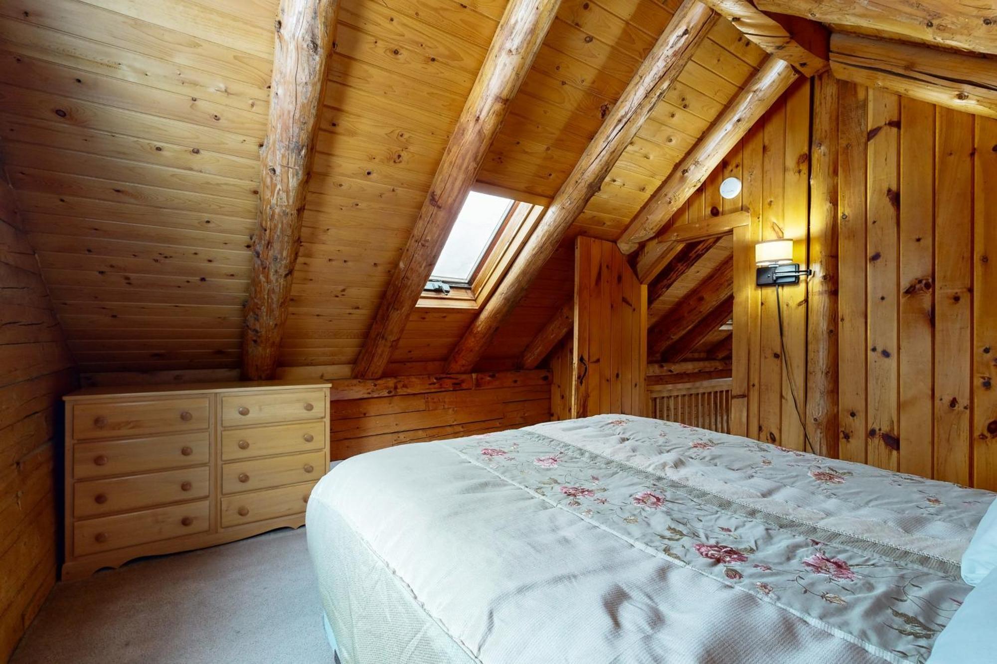 Twin View Log Home Carroll Exterior foto
