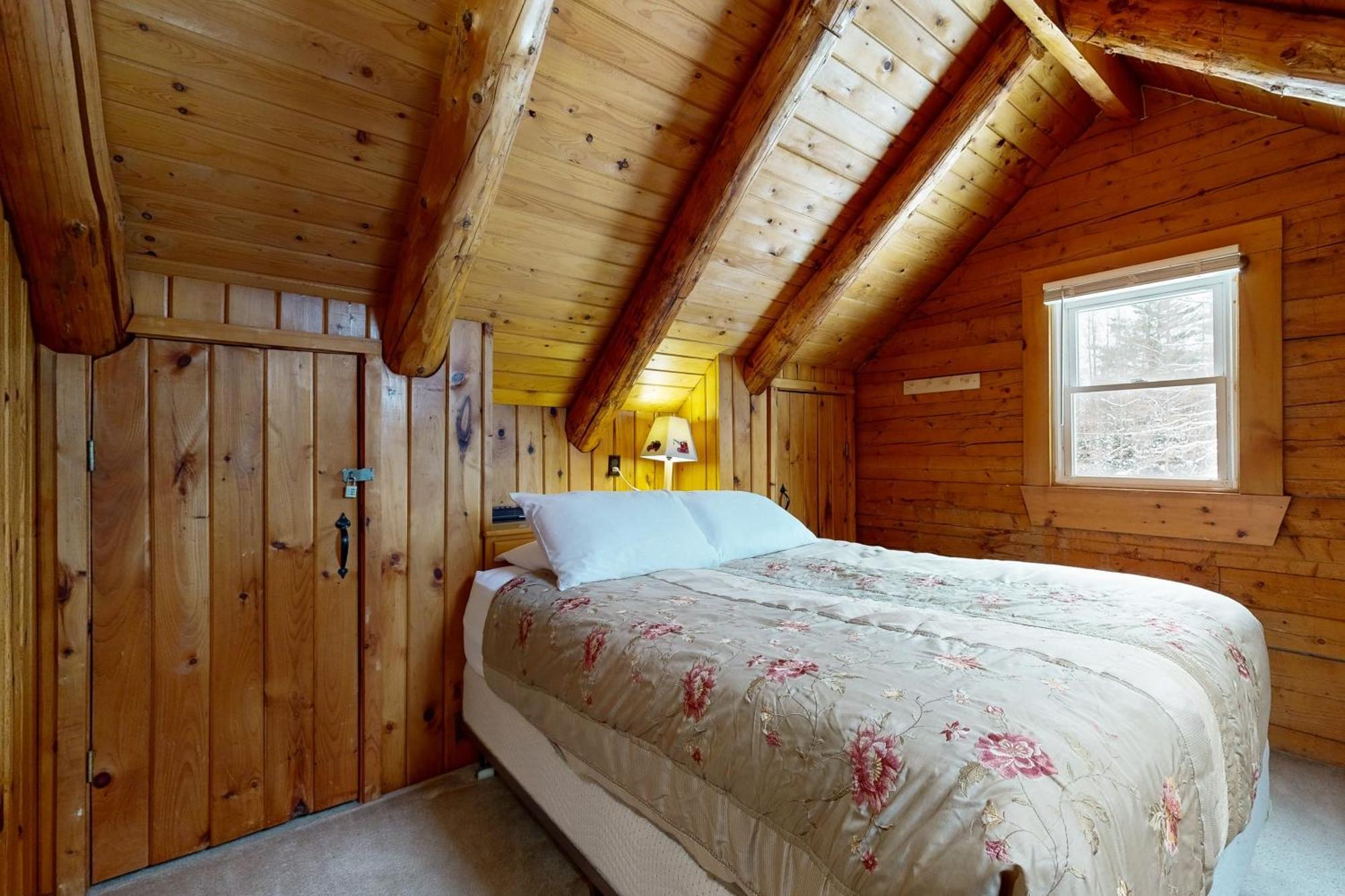 Twin View Log Home Carroll Exterior foto